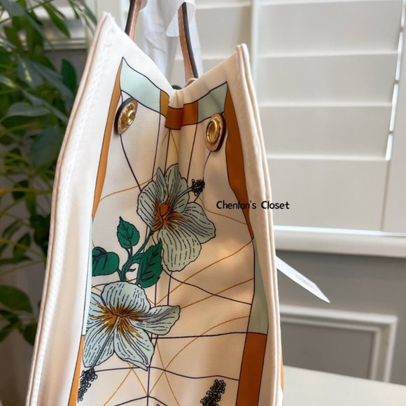 🔥NeW! Tory Burch Ella Print Large Tote - Picture 10 of 13